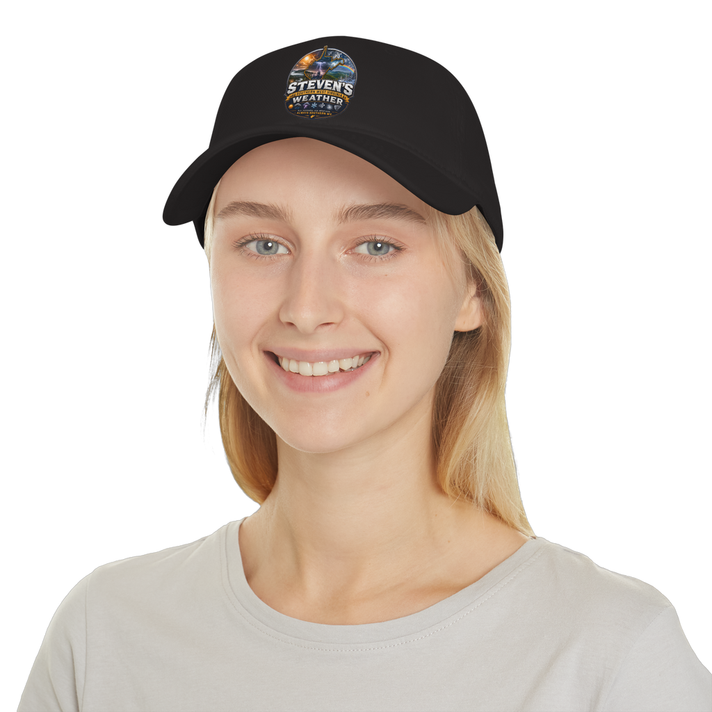 Steven's Weather Logo Baseball Cap — Outdoor Stormwatcher Hat
