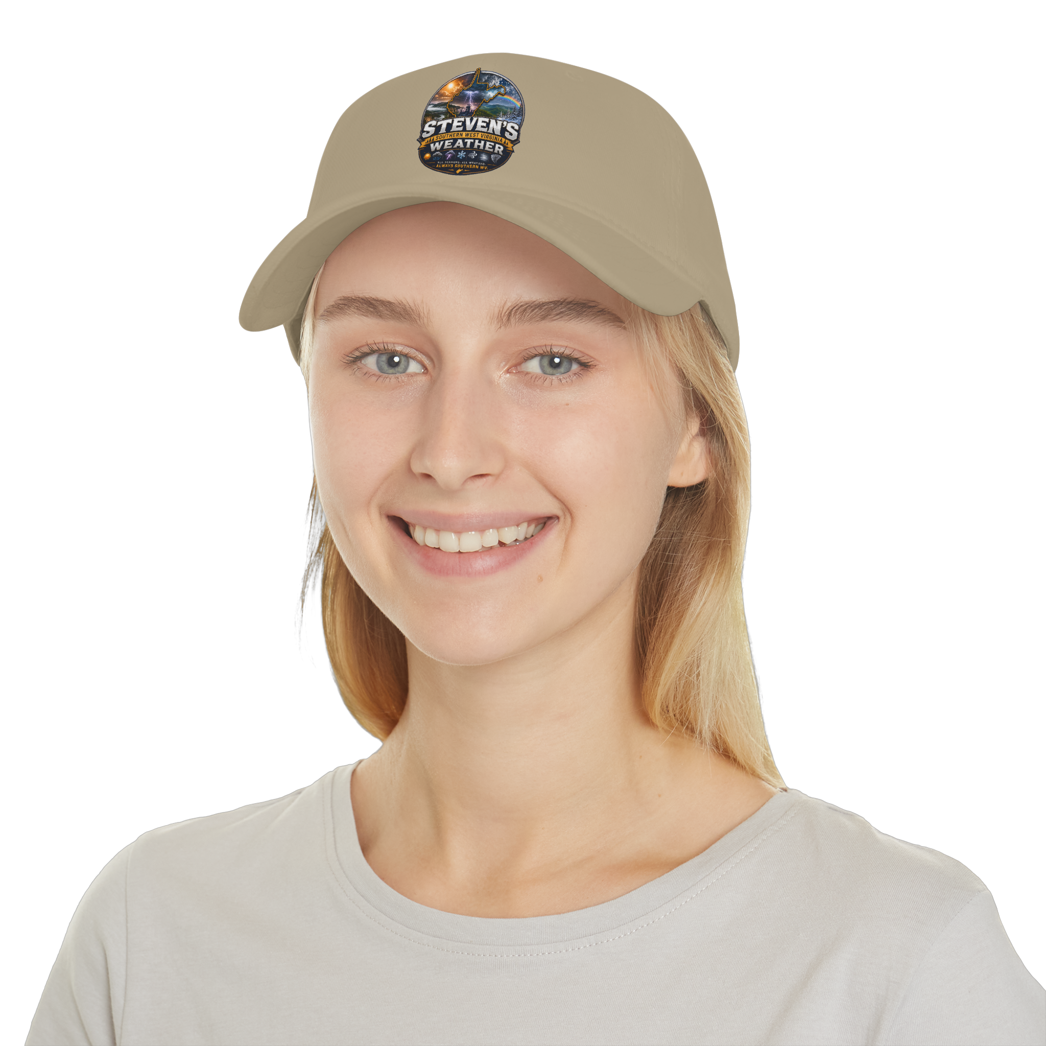 Steven's Weather Logo Baseball Cap — Outdoor Stormwatcher Hat