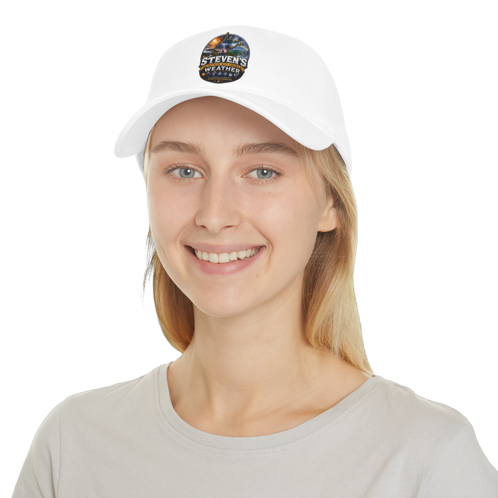 Steven's Weather Logo Baseball Cap — Outdoor Stormwatcher Hat