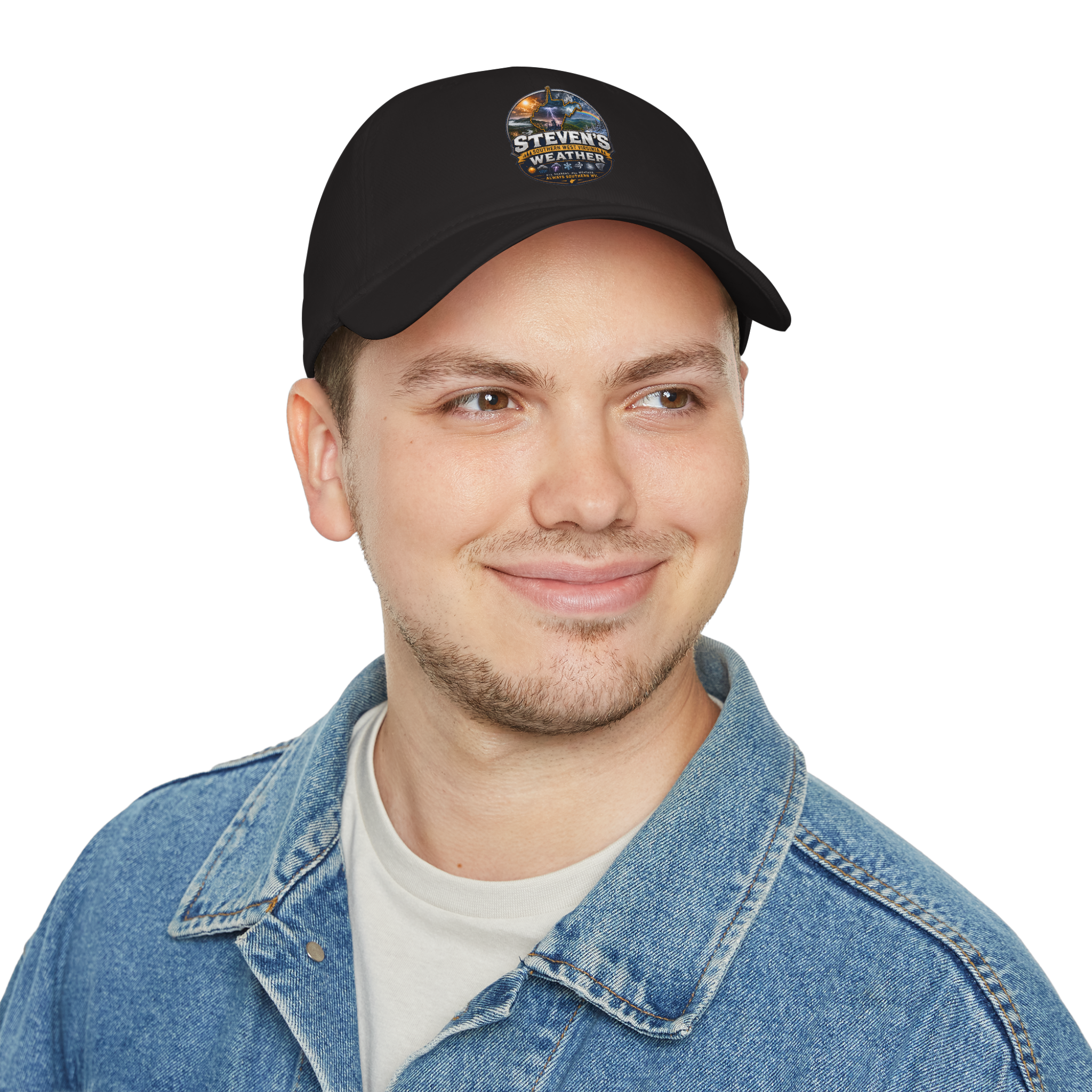 Steven's Weather Logo Baseball Cap — Outdoor Stormwatcher Hat