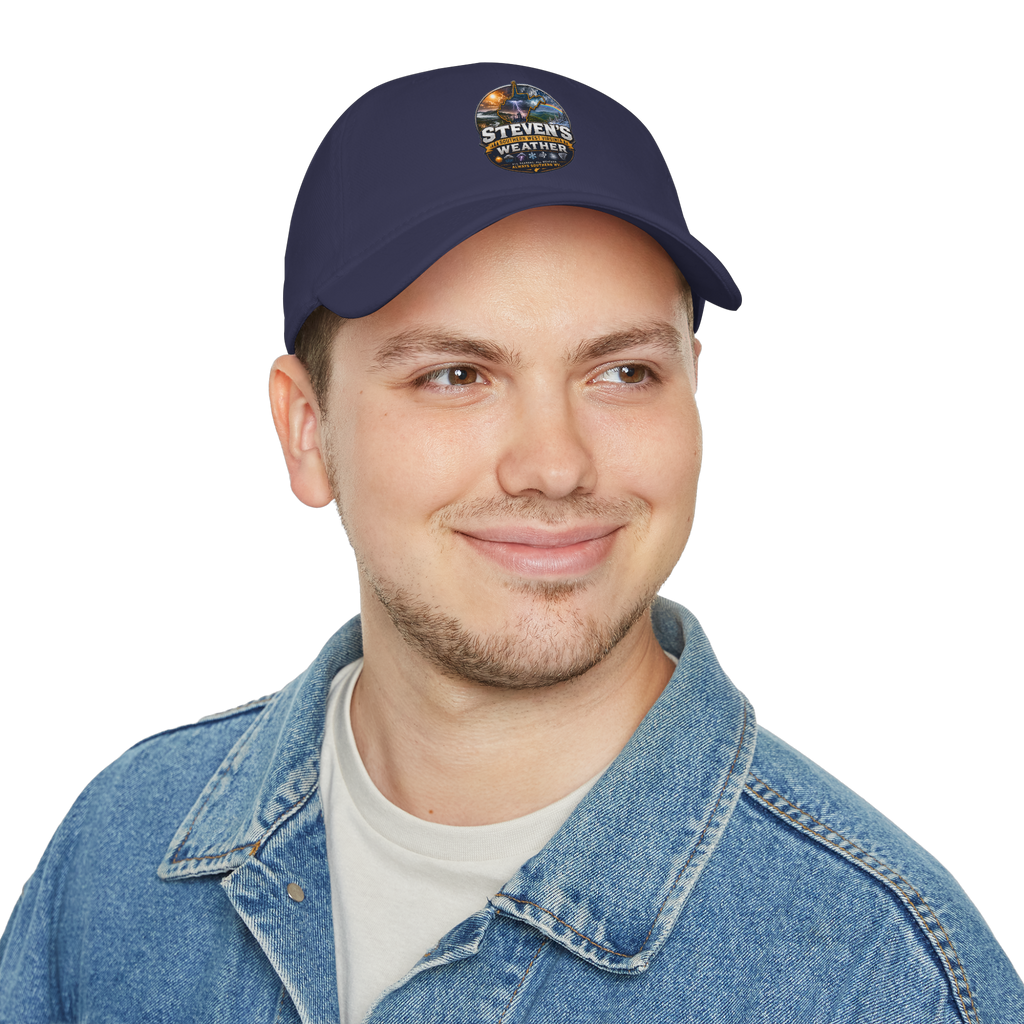 Steven's Weather Logo Baseball Cap — Outdoor Stormwatcher Hat