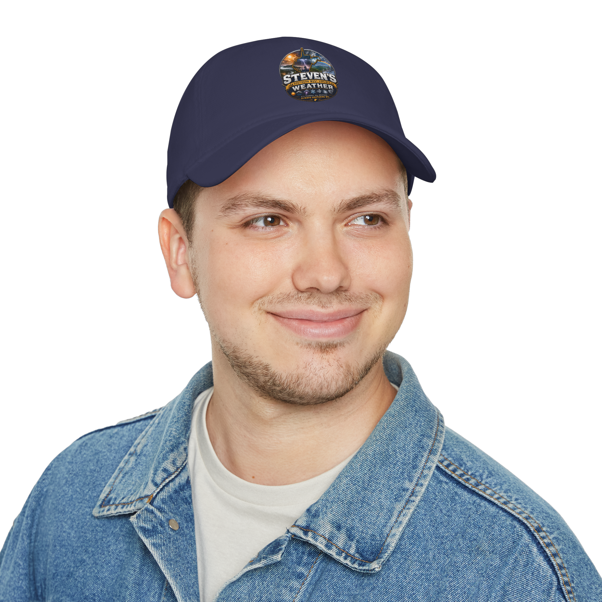 Steven's Weather Logo Baseball Cap — Outdoor Stormwatcher Hat