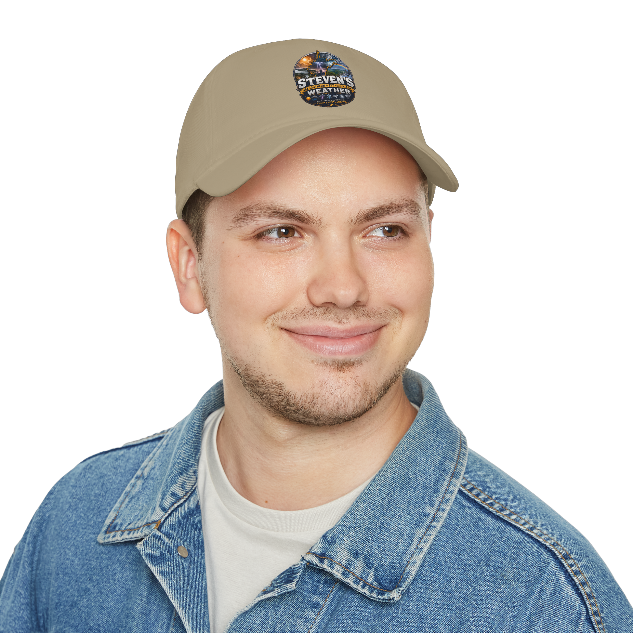 Steven's Weather Logo Baseball Cap — Outdoor Stormwatcher Hat