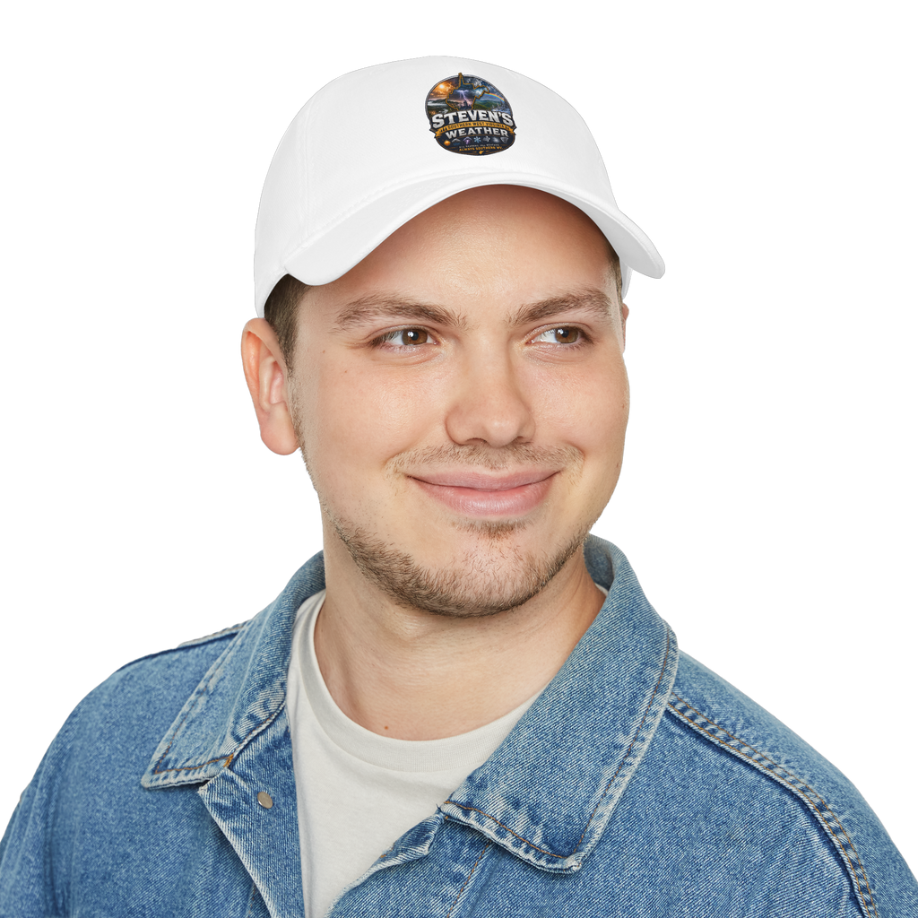 Steven's Weather Logo Baseball Cap — Outdoor Stormwatcher Hat